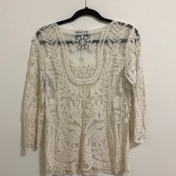 Cynthia Rowley lace blouse - Picture 2 of 2